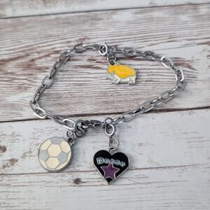 Charm Bracelet - Hamster, Dance, Soccer
